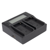 Dual NP-F Battery Charger with Digital Display